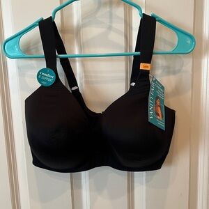 Vanity Fair Black Full Coverage Comfort & Support Bra